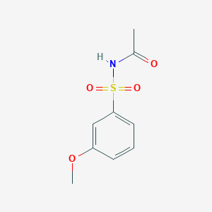 N-[(3-methoxyphenyl)sulfonyl]acetamide