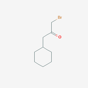 molecular formula C9H15BrO B8620956 Bromomethyl cyclohexylmethyl ketone 