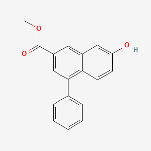 Methyl 7-hydroxy-4-phenyl-2-naphthoate