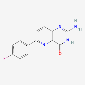 2-Amino-6-(4-fluorophenyl)pyrido[3,2-d]pyrimidin-4(1H)-one