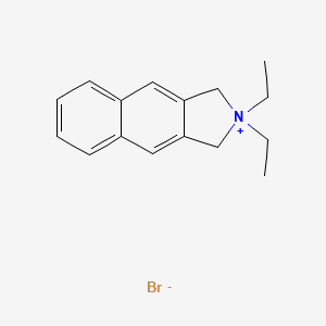 molecular formula C16H20BrN B8621018 2,2-Diethylbenz[f]isoindolinium bromide 