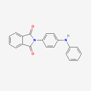 molecular formula C20H14N2O2 B8621058 1H-Isoindole-1,3(2H)-dione, 2-[4-(phenylamino)phenyl]- CAS No. 14966-85-9