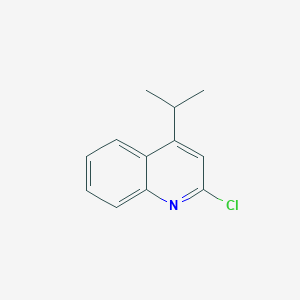 molecular formula C12H12ClN B8621073 2-Chloro-4-isopropylquinoline 