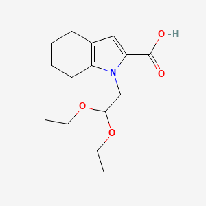 1-(2,2-Diethoxyethyl)-4,5,6,7-tetrahydro-1H-indole-2-carboxylic Acid