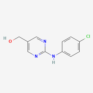 molecular formula C11H10ClN3O B8621169 (2-(4-Chlorophenylamino)pyrimidin-5-yl)methanol 