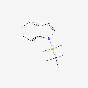 molecular formula C14H21NSi B8621200 1-(tert-Butyldimethylsilyl)-1H-indole CAS No. 40899-73-8