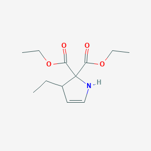 Diethyl 3-ethyl-1,3-dihydro-2H-pyrrole-2,2-dicarboxylate
