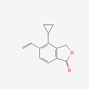 4-cyclopropyl-5-ethenyl-3H-2-benzofuran-1-one