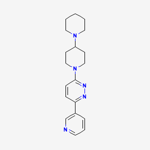 molecular formula C19H25N5 B8621291 1'-[6-(Pyridin-3-yl)pyridazin-3-yl]-1,4'-bipiperidine CAS No. 919495-93-5