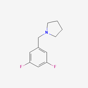 molecular formula C11H13F2N B8621316 1-(3,5-Difluorobenzyl)pyrrolidine 