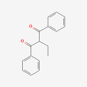 molecular formula C17H16O2 B8621352 1,3-Propanedione, 2-ethyl-1,3-diphenyl- CAS No. 59875-94-4