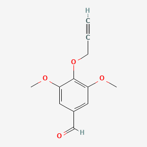 molecular formula C12H12O4 B8621392 3,5-Dimethoxy-4-prop-2-ynyloxybenzaldehyde 