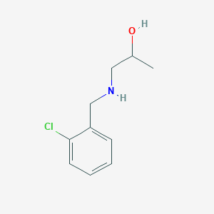 molecular formula C10H14ClNO B8621411 2-(2-Chlorobenzyl)amino-1-methylethanol 