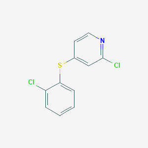 2-Chloro-4-(2-chlorophenylthio)pyridine
