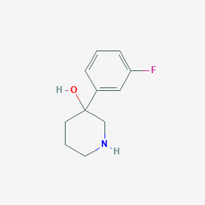 3-(3-Fluorophenyl)piperidin-3-ol