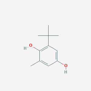 molecular formula C11H16O2 B8621535 2-T-Butyl-6-methylhydroquinone 