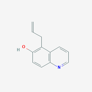 molecular formula C12H11NO B8621598 5-Allyl-6-quinolinol 