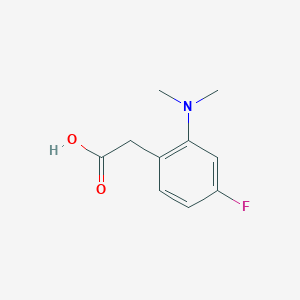(2-Dimethylamino-4-fluorophenyl)acetic acid