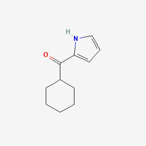 molecular formula C11H15NO B8621719 1H-Pyrrol-2-ylcyclohexyl ketone 
