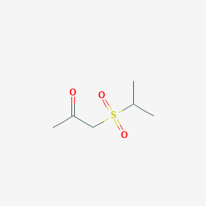 molecular formula C6H12O3S B8621763 1-(Isopropylsulfonyl)propan-2-one 