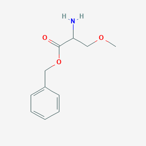 molecular formula C11H15NO3 B8621863 O-methyl-D,L-serine benzyl ester 