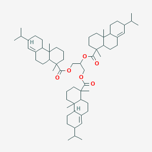 molecular formula C23H34O2 B086219 Abietic acid, dihydro-, triester with glycerol CAS No. 125-93-9