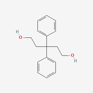 molecular formula C17H20O2 B8622036 3,3-Diphenylpentane-1,5-diol CAS No. 96184-22-4