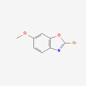 molecular formula C8H6BrNO2 B8622137 2-Bromo-6-methoxybenzo[d]oxazole 