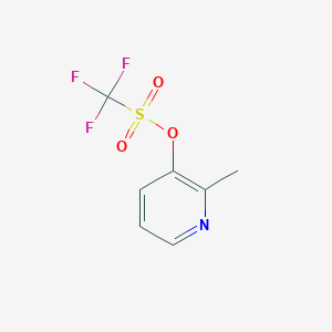 molecular formula C7H6F3NO3S B8622139 2-Methyl-3-pyridinyl trifluoromethanesulfonate CAS No. 122213-94-9
