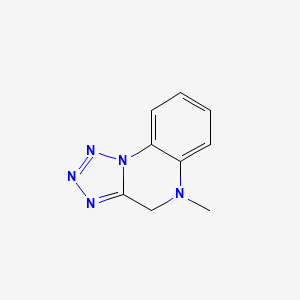 molecular formula C9H9N5 B8622147 5-Methyl-4,5-dihydrotetrazolo[1,5-a]quinoxaline CAS No. 61546-98-3