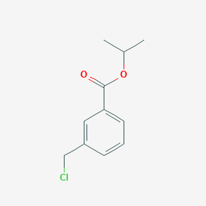 molecular formula C11H13ClO2 B8622155 Isopropyl 3-(chloromethyl)benzoate 