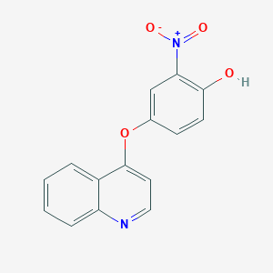 2-Nitro-4-(quinolin-4-yloxy)-phenol