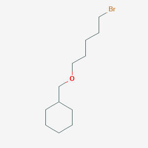 molecular formula C12H23BrO B8622216 5-(Cyclohexylmethoxy)pentyl bromide 