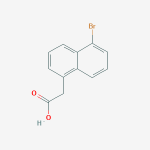 molecular formula C12H9BrO2 B8622274 5-Bromo-1-naphthylacetic acid 