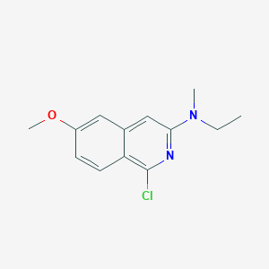 1-chloro-N-ethyl-6-methoxy-N-methylisoquinolin-3-amine