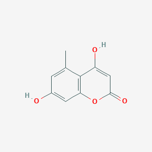 molecular formula C10H8O4 B8622344 4,7-Dihydroxy-5-methylcoumarin 