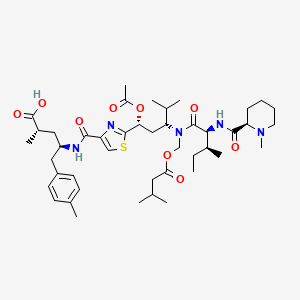 molecular formula C44H67N5O9S B8622420 Tubulysin 