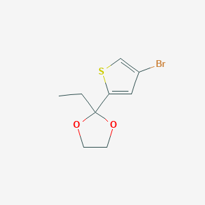 2-(4-Bromo-2-thienyl)-2-ethyl-[1,3]dioxolane