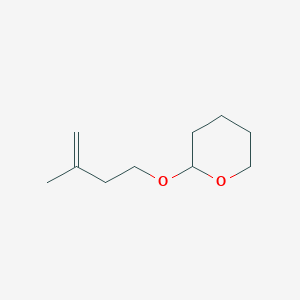 molecular formula C10H18O2 B8622503 2H-Pyran, tetrahydro-2-[(3-methyl-3-butenyl)oxy]- CAS No. 55975-11-6