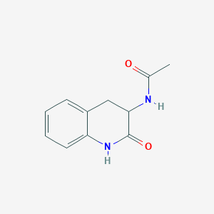 molecular formula C11H12N2O2 B8622520 N-(2-oxo-1,2,3,4-tetrahydroquinolin-3-yl)acetamide 