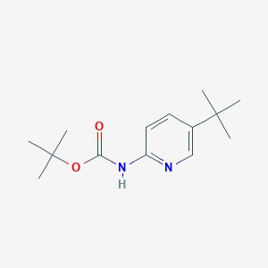 molecular formula C14H22N2O2 B8622529 Tert-butyl 5-tert-butylpyridin-2-ylcarbamate 
