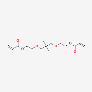 molecular formula C15H24O6 B8622530 2-[2,2-dimethyl-3-(2-prop-2-enoyloxyethoxy)propoxy]ethyl Prop-2-enoate CAS No. 62180-73-8