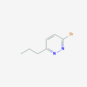 molecular formula C7H9BrN2 B8622545 3-Bromo-6-propylpyridazine 