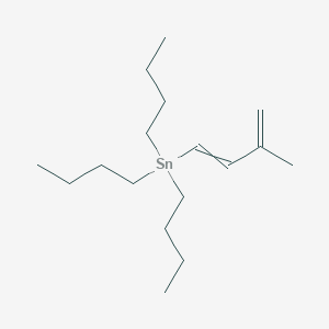 Tributyl(3-methylbuta-1,3-dien-1-YL)stannane