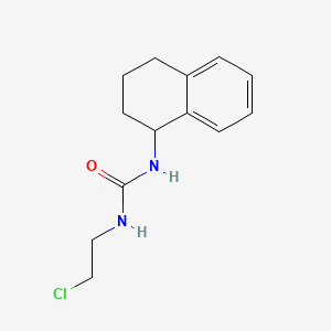 molecular formula C13H17ClN2O B8622570 3-(2-Chloroethyl)-1-(1,2,3,4-tetrahydro-1-naphthyl)urea CAS No. 58490-96-3