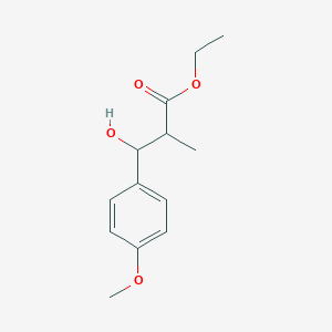 Ethyl 3-hydroxy-3-(4-methoxyphenyl)-2-methylpropanoate