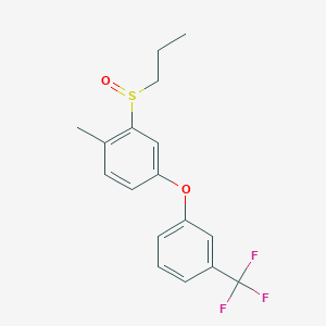 1-Methyl-2-(propane-1-sulfinyl)-4-[3-(trifluoromethyl)phenoxy]benzene