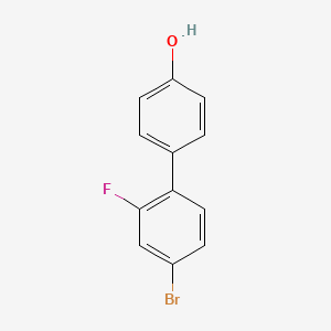 molecular formula C12H8BrFO B8622630 4-Hydroxy-2'-fluoro-4'-bromobiphenyl 