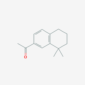 molecular formula C14H18O B8622641 2-Acetyl-8,8-dimethyl-5,6,7,8-tetrahydronaphthalene 