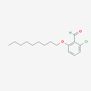 molecular formula C16H23ClO2 B8622708 2-Chloro-6-nonyloxy benzaldehyde 
